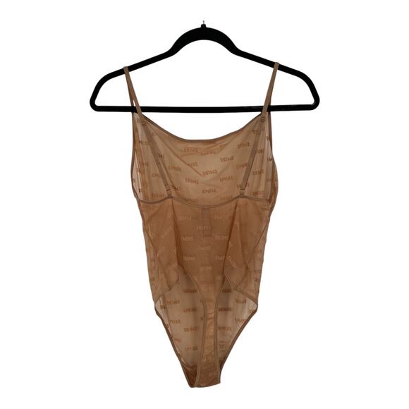 SKIMS bodysuit After Hours sheer light tan size X-Large XL - Picture 4 of 8